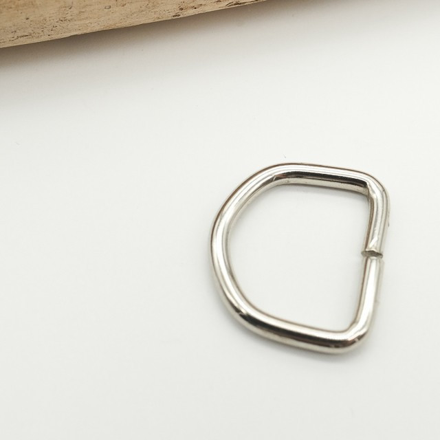 40mm Half-Round Nickel-Plated Grommet - Maison Klem